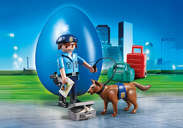 70085「イースターエッグ」警官と警察犬
