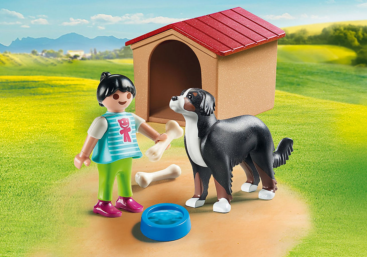 のどかな農場 犬と犬小屋 プレモストア のどかな農場 犬と犬小屋 プレモストア
