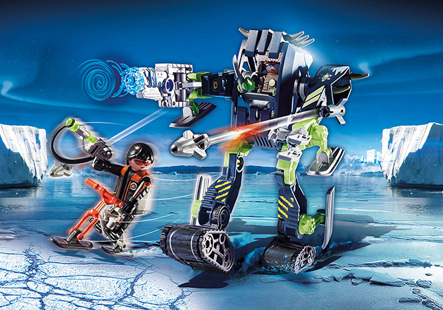 70233「トップ・エージェント」北極反乱軍のアイス・ロボット