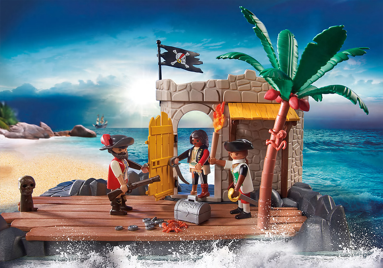 70979「ビルドアップ・マイフィギュア」海賊の島