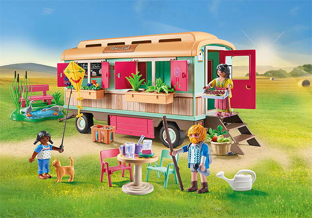 71441「カントリー」おしゃれなトレーラーカフェ