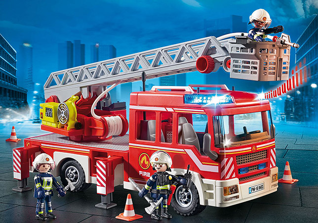 playmobil 消防車　3880 デッドストック　新品未開封　箱汚れあり